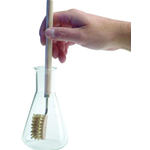 Spazzola snodata per bottiglie, Tipo Spazzola di ricambio con perno di bloccaggio  - Pz/Cf. 1