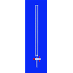 Colonne cromatografiche, Rubinetto PTFE- o Valvola, tubo DURAN, Descrizione giunto NS 14/23 , Capacità 8 ml, Ø int. 10 mm, Lungh. 100 mm, Rubinetto PTFE  - Pz/Cf. 1