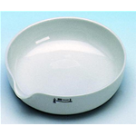 Capsule per evaporazione, porcellana, forma bassa, Capacità 450 ml, Ø  bordo 160 mm, Altezza 35 mm - Pz/Cf. 1